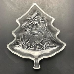 Home Beautiful Happy Holidays Christmas tree server/candy dish